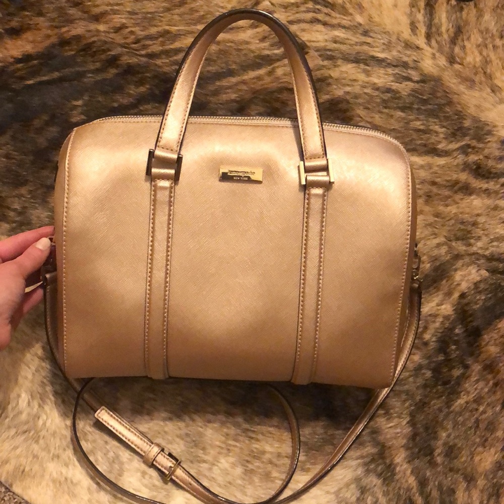 Rose Gold Kate Spade Handbag